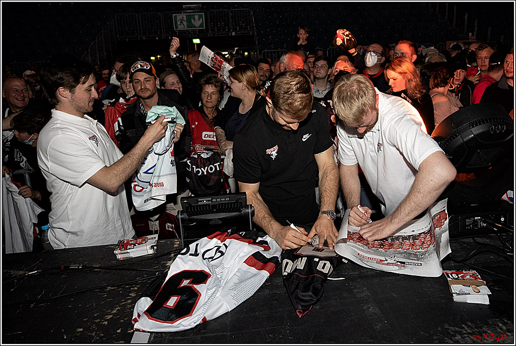 Koelner Haie Abschiedsfeier; Koeln, 22.04.2022